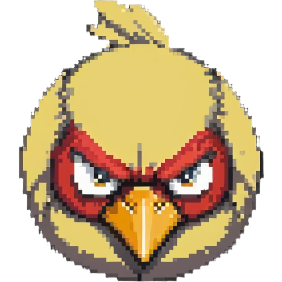 angry bird emoji
