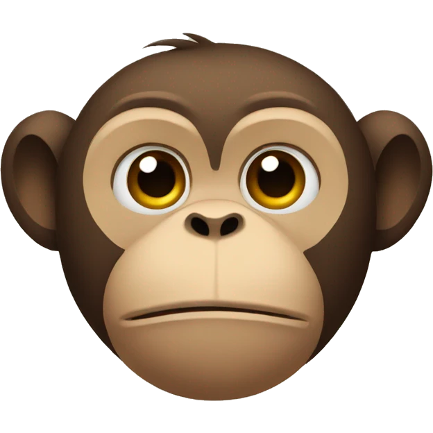Sad monkey emoji