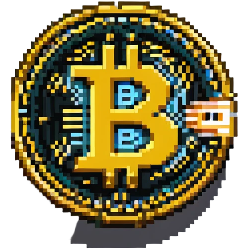 Bitcoin gold coin with B symbol emoji