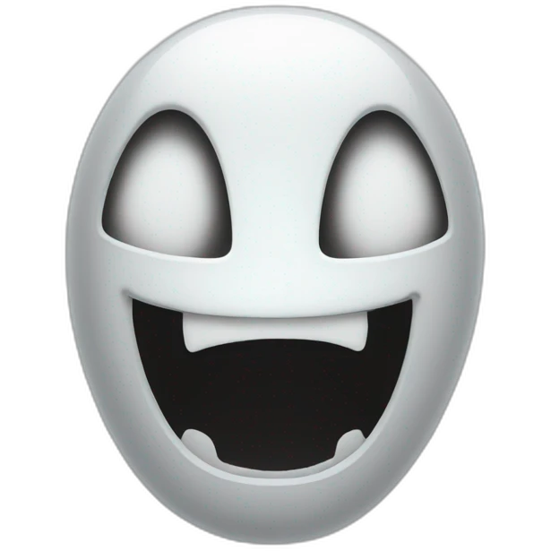 Ghost face emoji