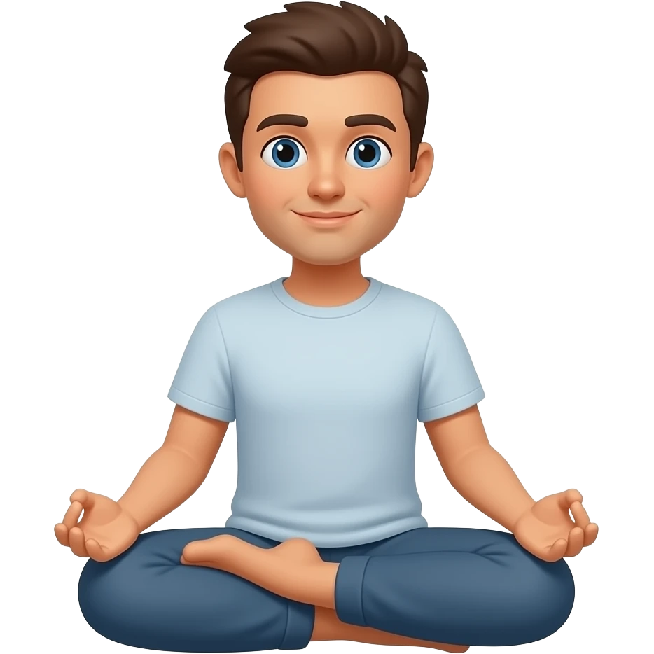 meditating emoji