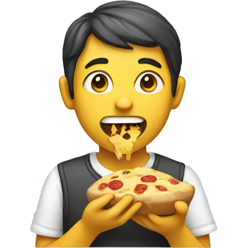 person eating emoji