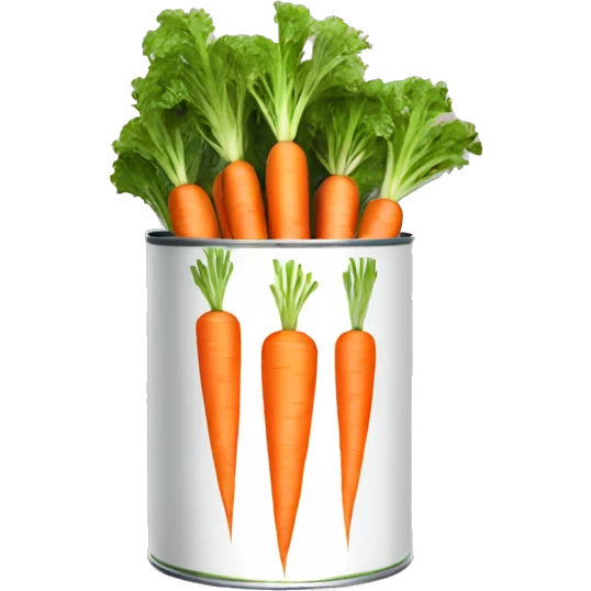 carrots in a can emoji