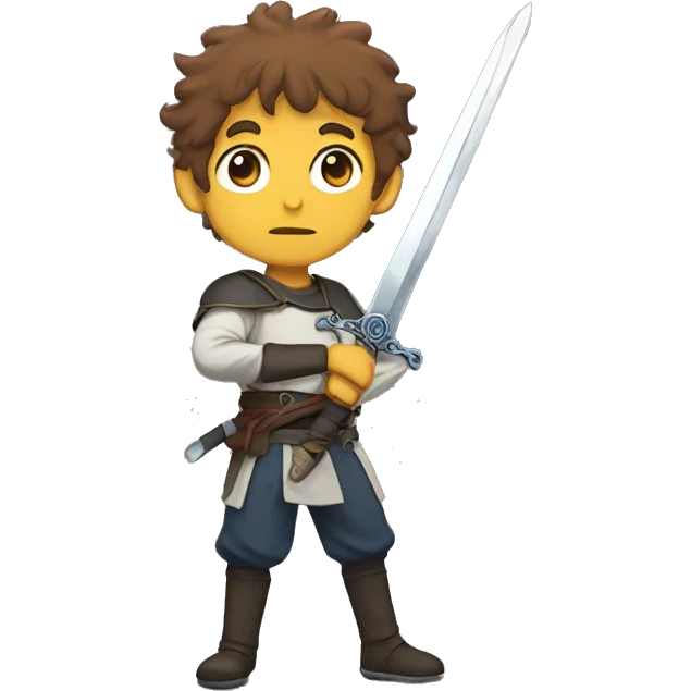  Anime Charakter Whit a sword  emoji