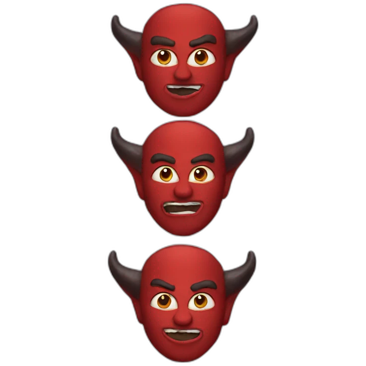 Devils trio emoji