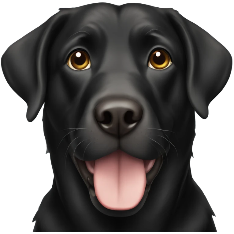 Black Labrador emoji