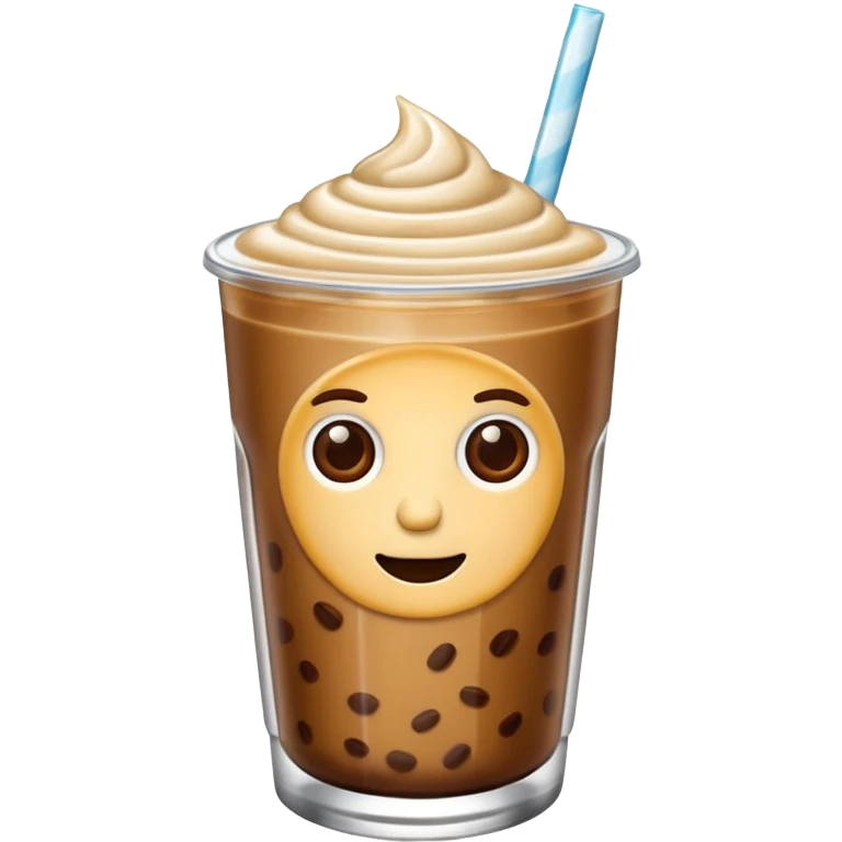 Iced coffee emoji