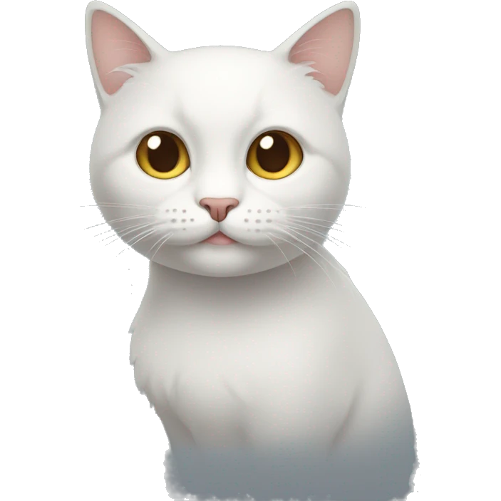 Un chat sans patte emoji