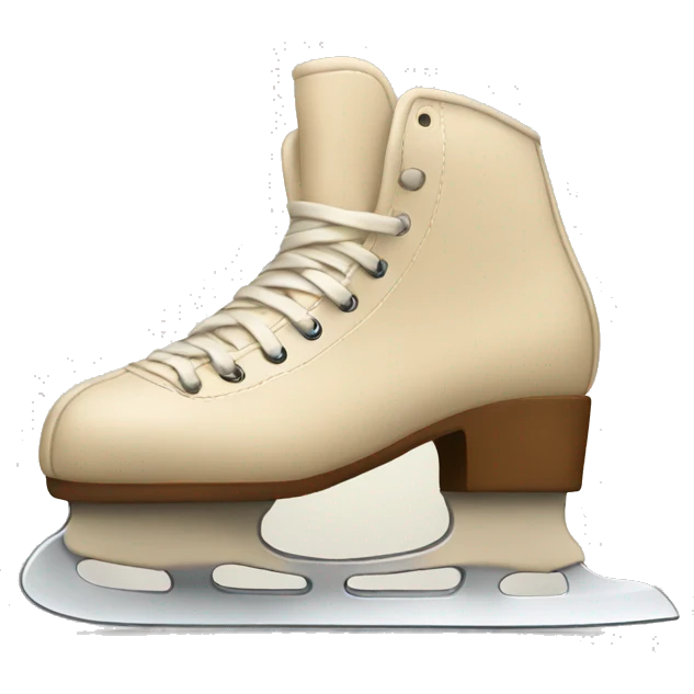 beige skates emoji