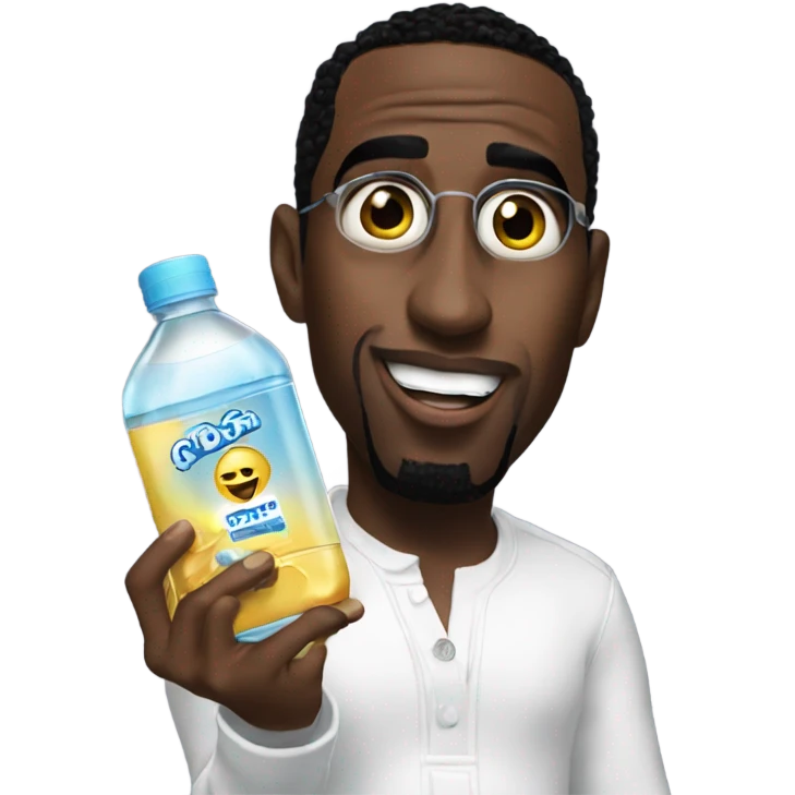 P diddy with baby oil in his hand emoji