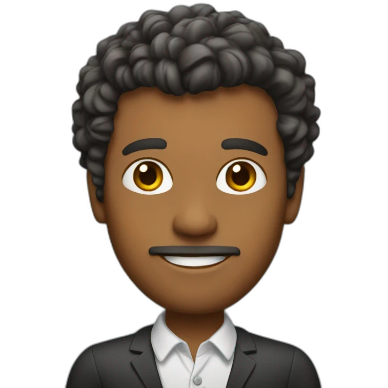 male teacher, bold hairin front of the class emoji