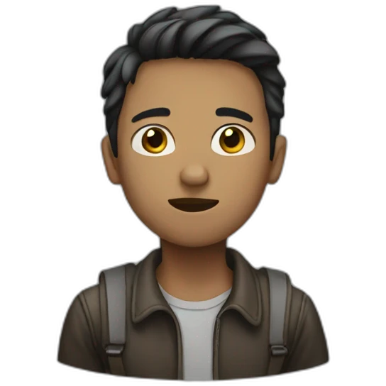 Alone boy emoji
