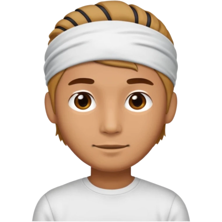 men with hairband emoji