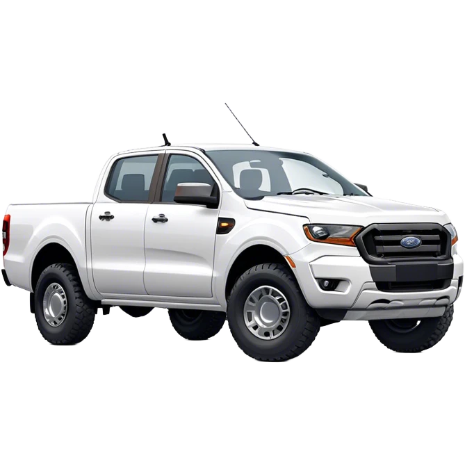 Ford Ranger - Ford (Model Year: 2024) (Iconic colour: White) emoji