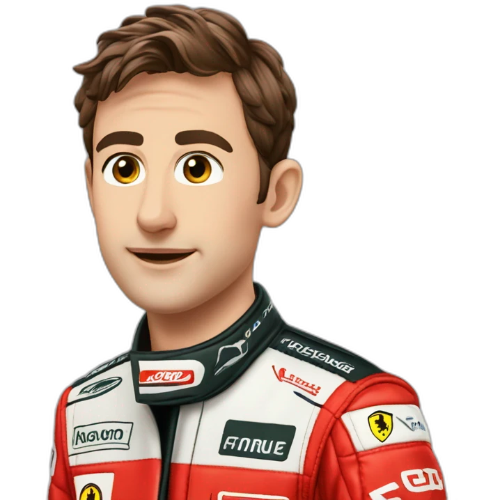 charle Leclerc piloteF1 ferrari emoji