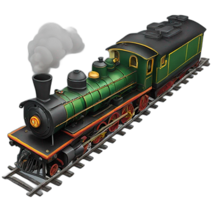 steam train emoji