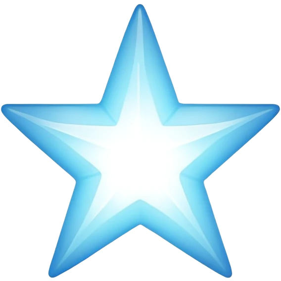 Light blue star emoji