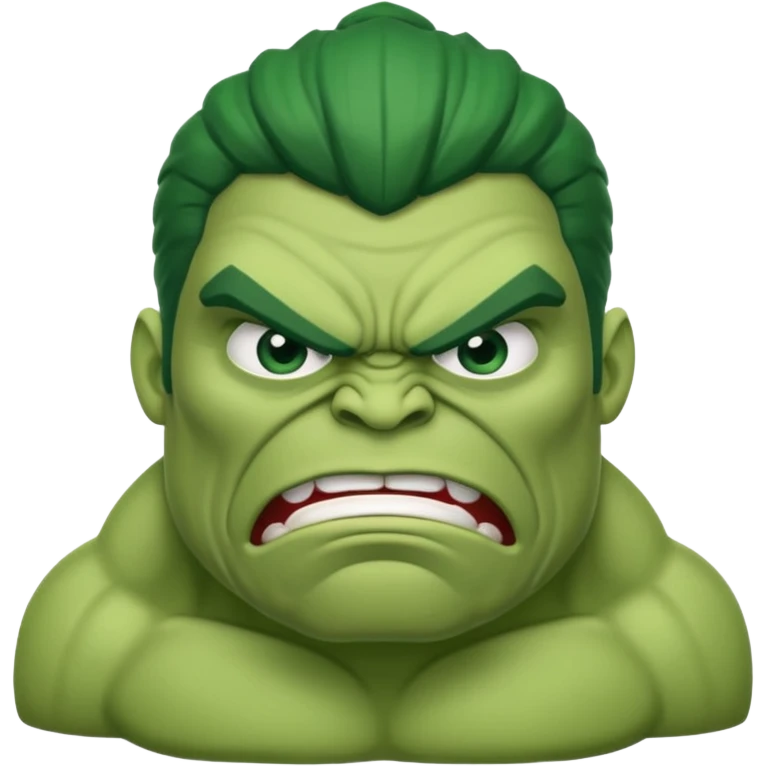 Green angry giant emoji
