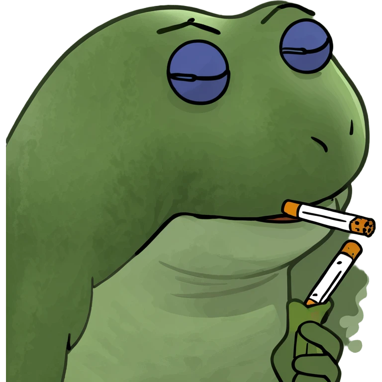 blueberry thats high smoking a joint emoji