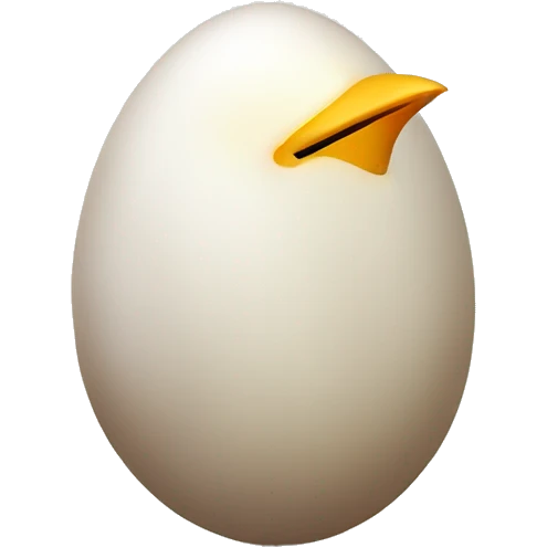 bird egg cute emoji
