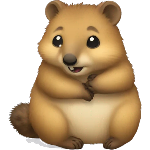 Quokka hugging emoji
