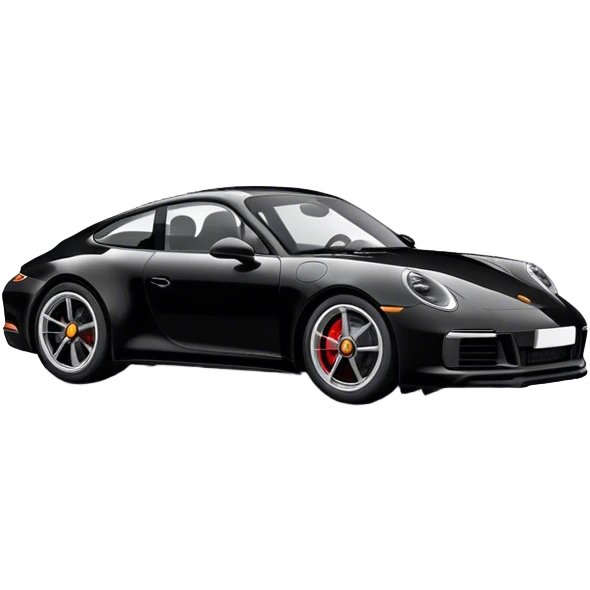 Porsche 911 - Porsche (Model Year: 2021) (Iconic colour: Black) emoji