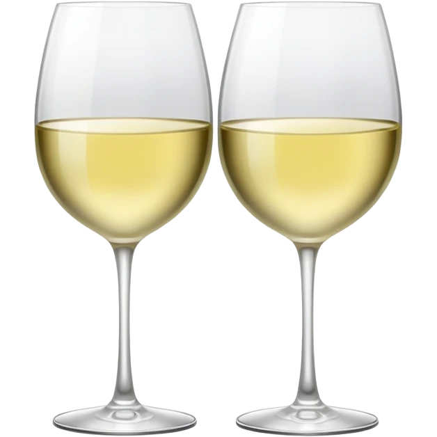White wine glasses emoji
