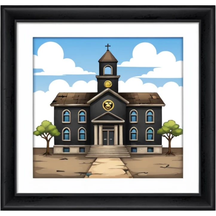 Abandoned school emoji