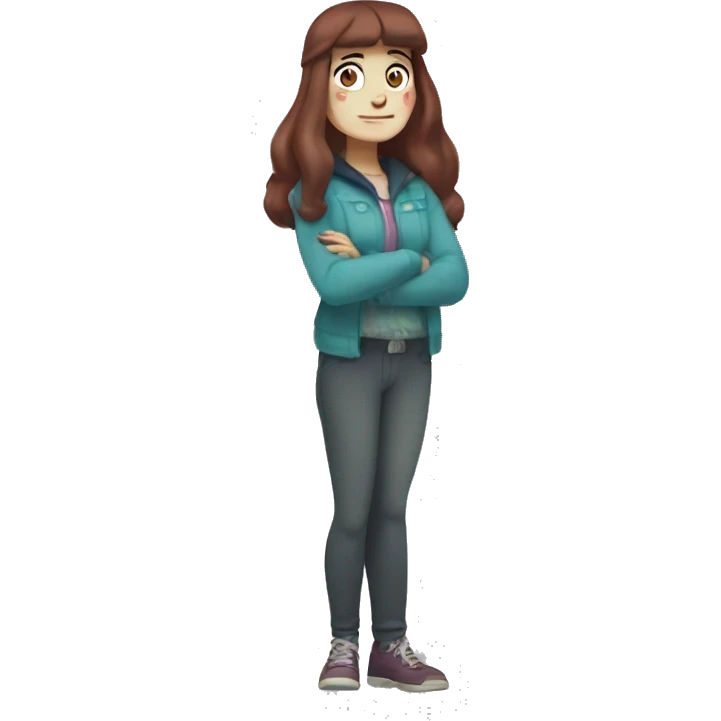 mable pines from gravity falls; animated version emoji