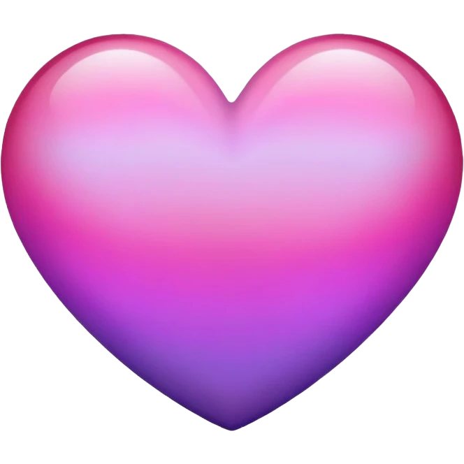 Ombré heart emoji