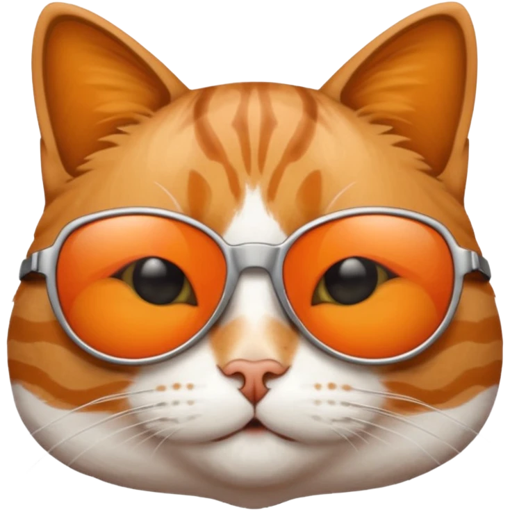 Cat wearing sunglasses emoji