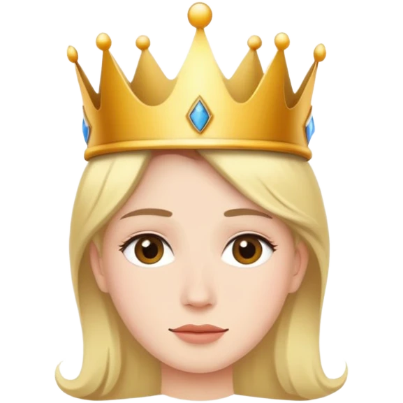 With crown emoji