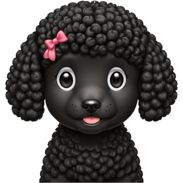 Black Poodle emoji