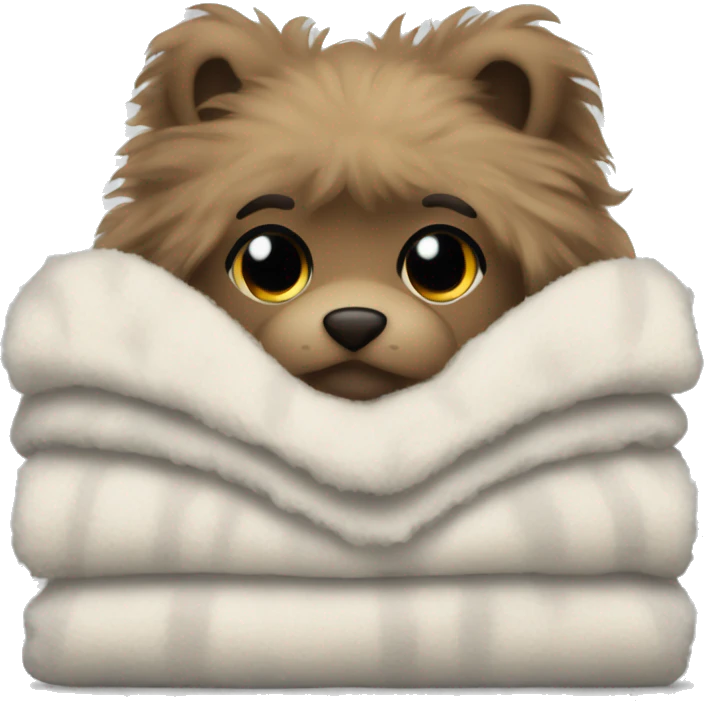 christmas fluffy blanket emoji