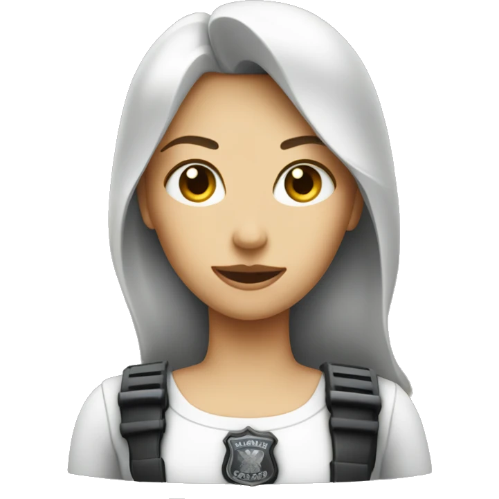 a woman siren with a police siren on emoji