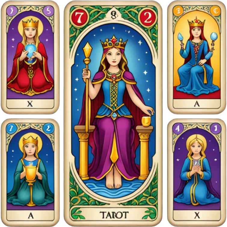 A deck of tarot cards emoji