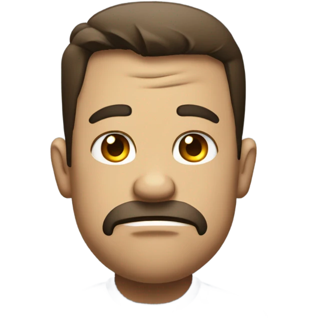 Annoyed angry emoji