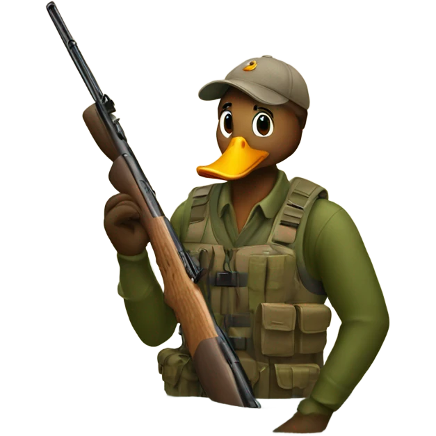 Duck hunting emoji