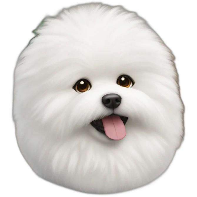 Fluffy bicho frise emoji
