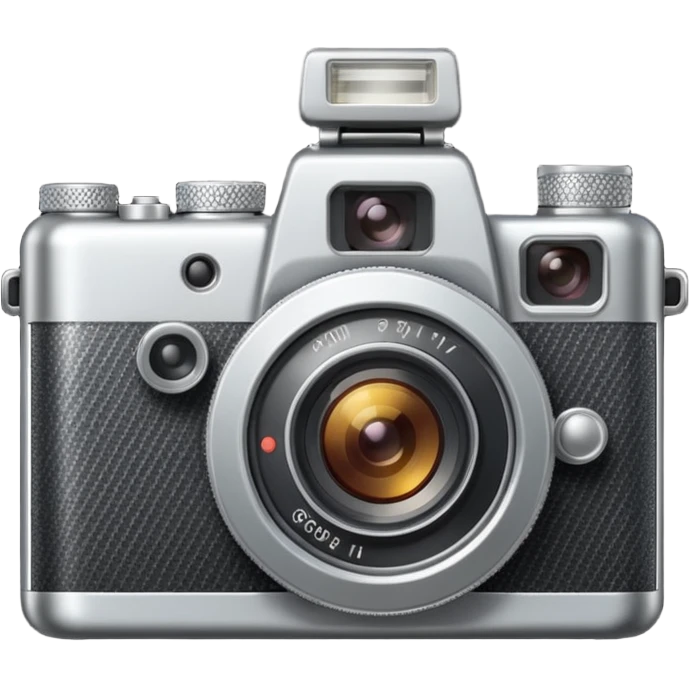 small full metallic camera emoji