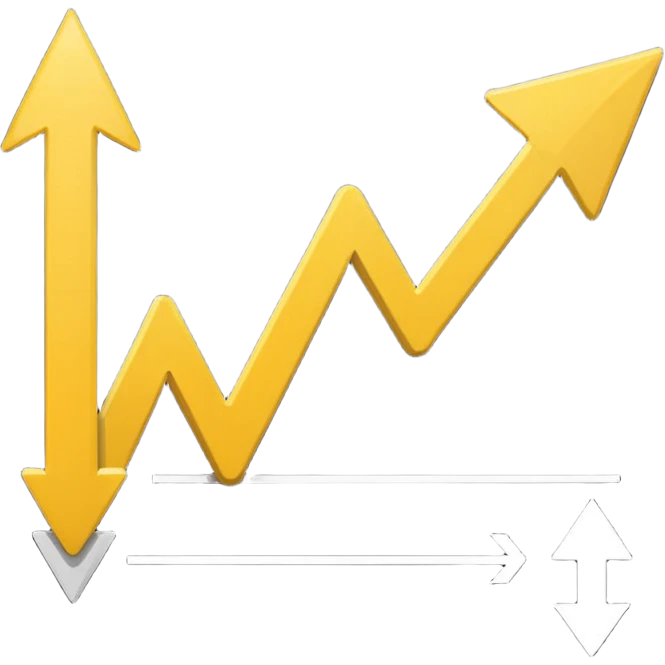 Prompt 11: "You can’t control the economy…"
Graphic: 📉 Downward chart icon (white line, yellow arrow).
Animation: Line graph drops sharply.
Background: Transparent.
 emoji