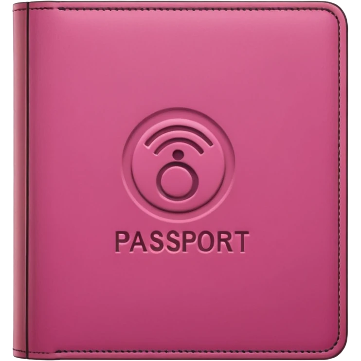 Pasaporte rosa  emoji
