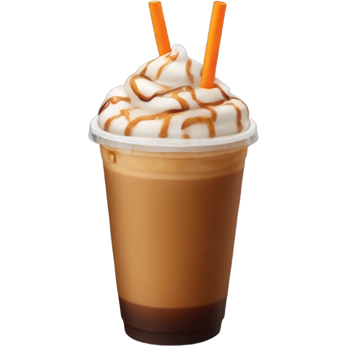 Dunkin iced coffee emoji