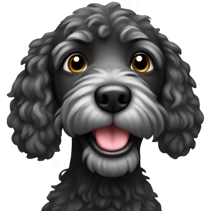 black doodle emoji