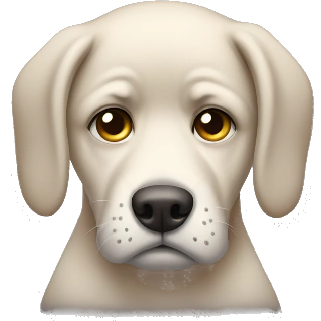 Sad dog  emoji