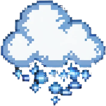 A simple cloud emoji