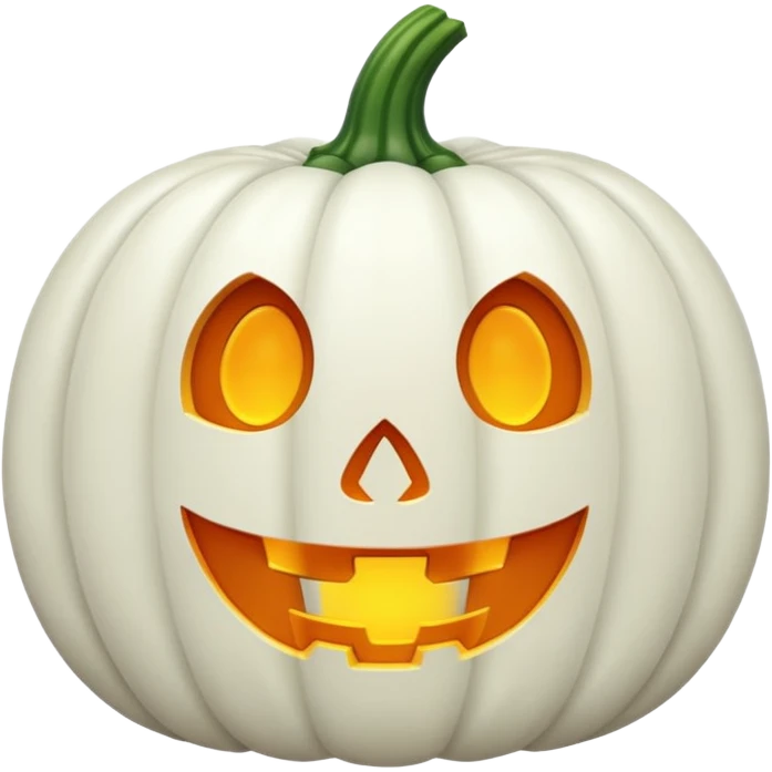 white pumpkin emoji