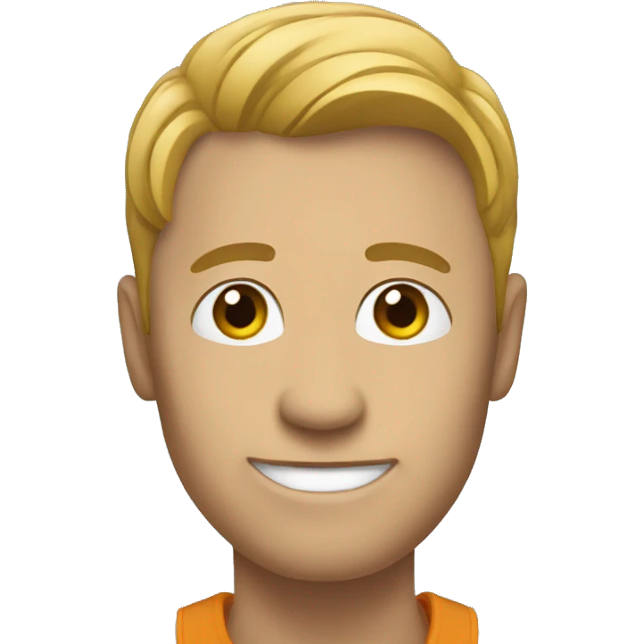 create a man liking a foot emoji
