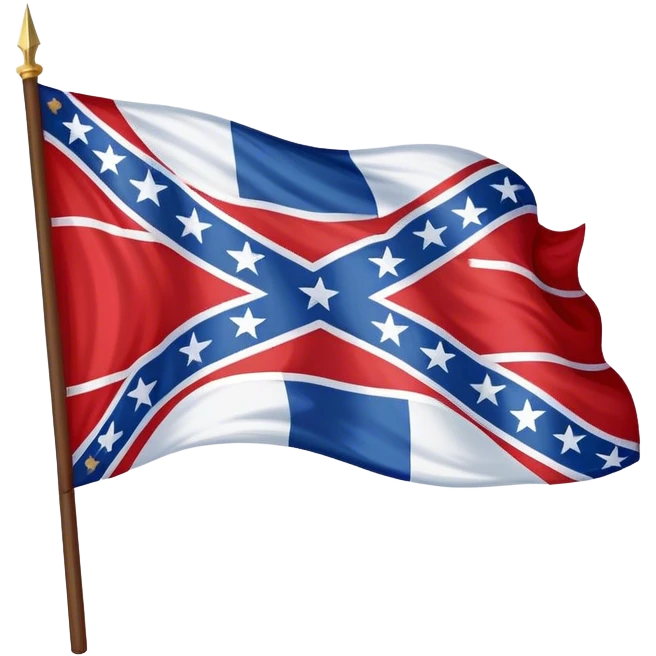 American south confederate battle flag emoji