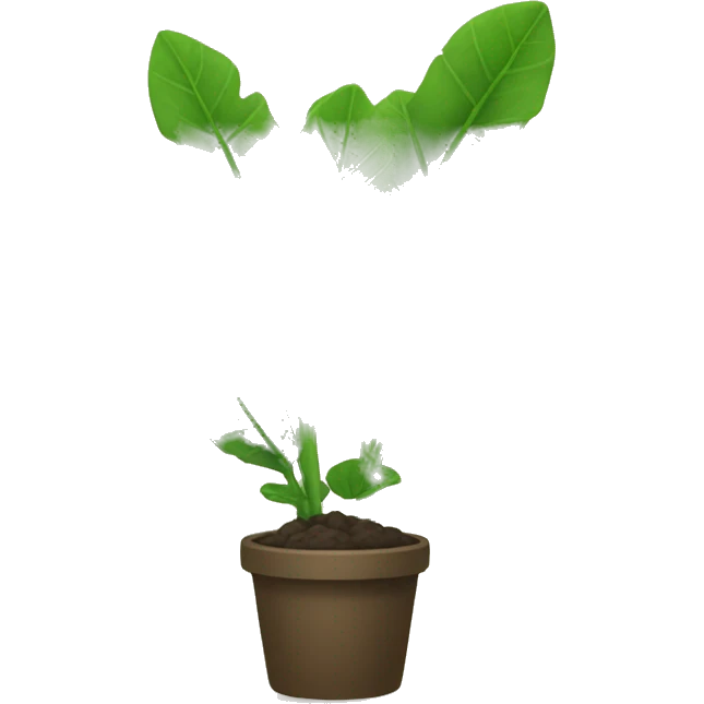 Kalo plant emoji
